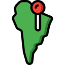 nation,country,maps and location,Maps and Flags,geography,map,south america ok 